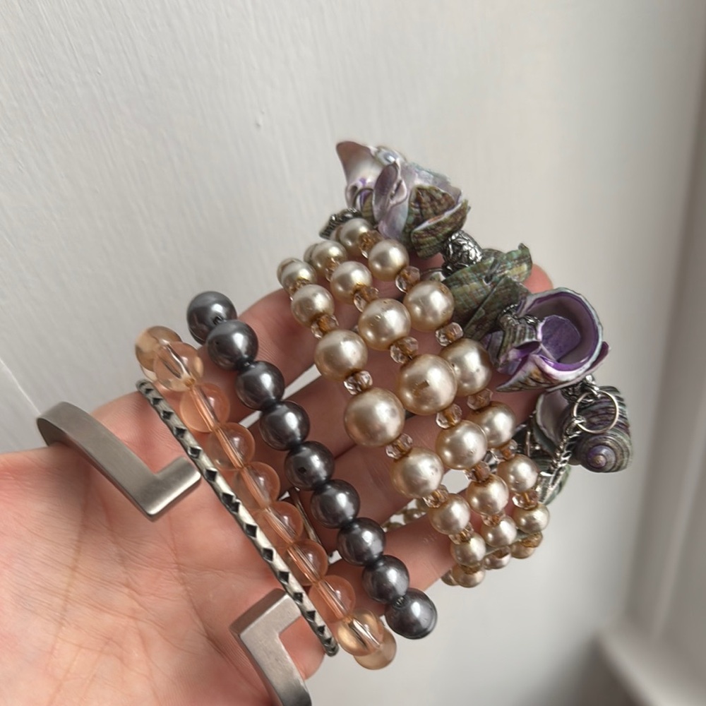 12 Colorful Beaded Bracelet Stack - Picture 4 of 4